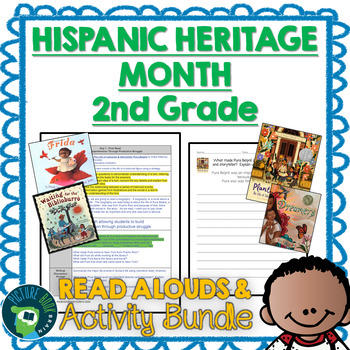 Preview of 2nd Grade Hispanic Heritage Month Bundle - Read Alouds