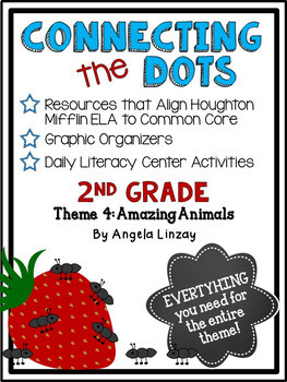 Preview of 2nd Grade ELA Common Core Activities: Aligned with Houghton Mifflin Theme 4