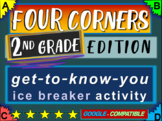 2nd Grade Ice Breaker - "FOUR CORNERS" get-to-know-you game