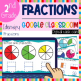 2nd Grade Identifying Fractions for Google Classroom - Dis