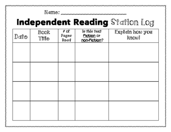 2nd Grade Independent Reading Logs by Ms Ireland | TpT