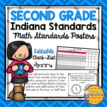 Preview of 2nd Grade Indiana Math Standards