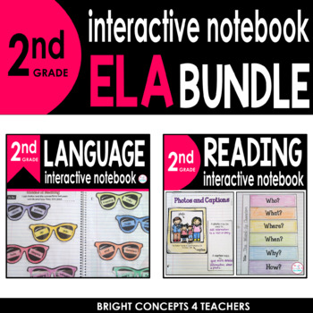 Preview of 2nd Grade Interactive ELA Notebook BUNDLE