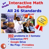 2nd Grade Interactive Math Bundle – Covering All 26 Common