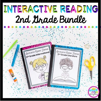 Preview of 2nd Grade Interactive Reading Comprehension Notebook Anchor Charts Activites