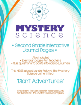 Preview of 2nd Grade Interactive Science Journals-Mystery Science (Plant Adventures)