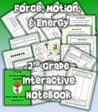 2nd Grade Interactive Science Notebook: Force, Motion, & E
