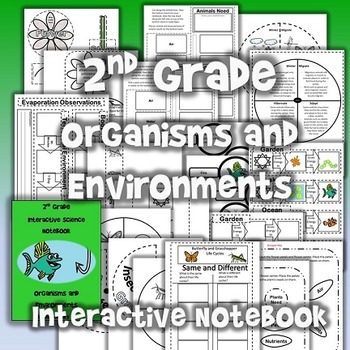 Preview of 2nd Grade Interactive Science Notebook: Organisms and Environments (TEKS)