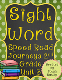 2nd Grade Journeys Sight Word Speed Read, Unit 3