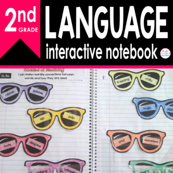 Preview of 2nd Grade LANGUAGE Interactive Notebook {Common Core Aligned}