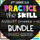 2nd Grade Language Arts Boom Cards for August (weeks 1-4) Bundle