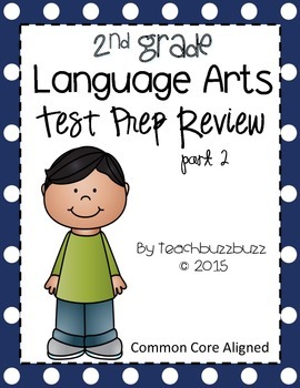 Preview of 2nd Grade Language Arts Test Prep Review