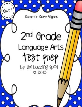Preview of 2nd Grade Language Arts Test Prep Review
