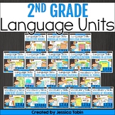 2nd Grade Language, Grammar, Vocabulary Bundle - Centers, 