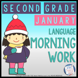 Morning Work Second Grade | JANUARY Morning Work Printables