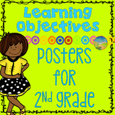 2nd Grade Learning Objectives - "I can" Posters - Classroom Decor