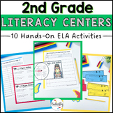 2nd Grade Literacy Centers and Games Phonics Grammar Hands