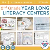 2nd Grade Literacy Centers | PRINT AND DIGITAL (Full Year)
