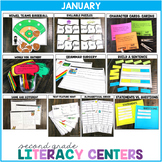2nd Grade Literacy Centers for January