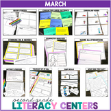 March 2nd Grade Literacy Centers: Author's Purpose, Irregu