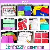 2nd Grade Literacy Centers for May