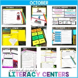 2nd Grade Literacy Centers for October