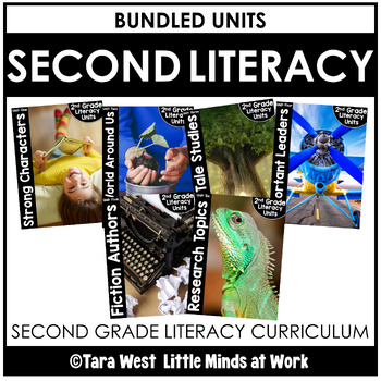 Preview of 2nd Grade Literacy Curriculum Units BUNDLED