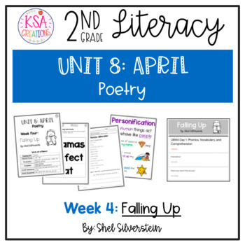 Preview of 2nd Grade Literacy | Unit 8 - Week 4 | Falling Up | Distance Learning