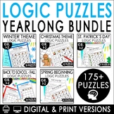 2nd Grade Logic Print & Digital Puzzles Critical Thinking 