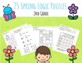 2nd Grade Logic Puzzles-Spring Set