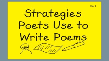 Preview of 2nd Grade Lucy Calkins writing unit 4: POETRY:   SLIDES