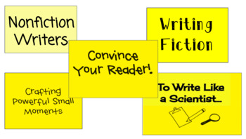Preview of 2nd Grade Lucy units: Writers Workshop SLIDES - BUNDLED