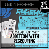 2nd Grade Magic of Math FREEBIE:  Addition With Regrouping