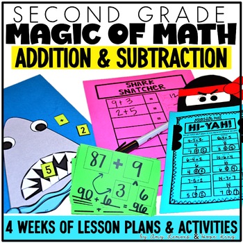 Preview of 2nd Grade Magic of Math Lesson Plans for Addition and Subtraction Strategies