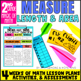 2nd Grade Magic of Math Unit 6:  Measurement (Length, Area, Word Problems)