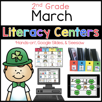 Preview of 2nd Grade March Literacy Centers