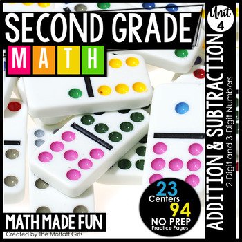 Preview of 2nd Grade Math: Addition and Subtraction 2-Digit and 3-Digit Numbers