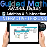 2nd Grade Math Addition and Subtraction 2.OA.1 Digital Mat