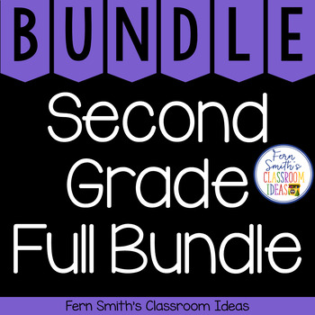 Preview of 2nd Grade Math An Entire Year BIG Bundle