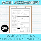 2nd Grade Math Assessment: Basic Addition and Subtraction 