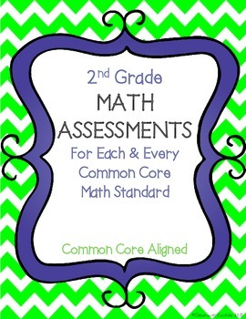 Preview of 2nd Grade Math Assessments For Each & Every Common Core Math Standard