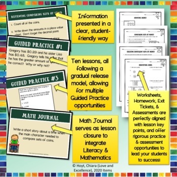 2nd Grade Math BUNDLE: Money Unit and Assessments by Love And Excellence