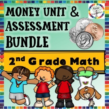 Preview of 2nd Grade Money Math BUNDLE: Money Unit and Money Assessments