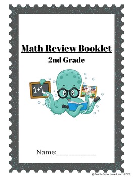 Preview of 2nd Grade Math Booklet (5-Day Review)