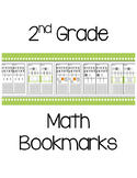 2nd Grade Math Bookmarks