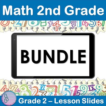 Preview of 2nd Grade Math Bundle | Fractions Multiplication Division Addition Subtraction