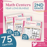 2nd Grade Math Centers Year Long Bundle