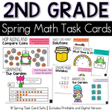 2nd Grade Spring Math Centers CCSS Task Cards for Math Cen