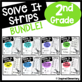2nd Grade Math Centers Solve It Strips® | Math Games