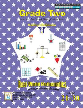 Preview of Daily 2nd Grade Math Centers (Weeks 21 - 30) | Common Core Aligned Math Lessons